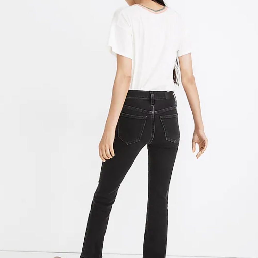 Madewell Cali Demi Boot Jeans in Starkey Wash